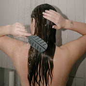 Wheat straw hair brush