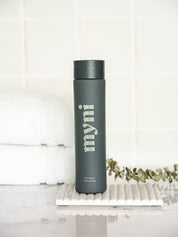 black shampoo wheat straw bottle