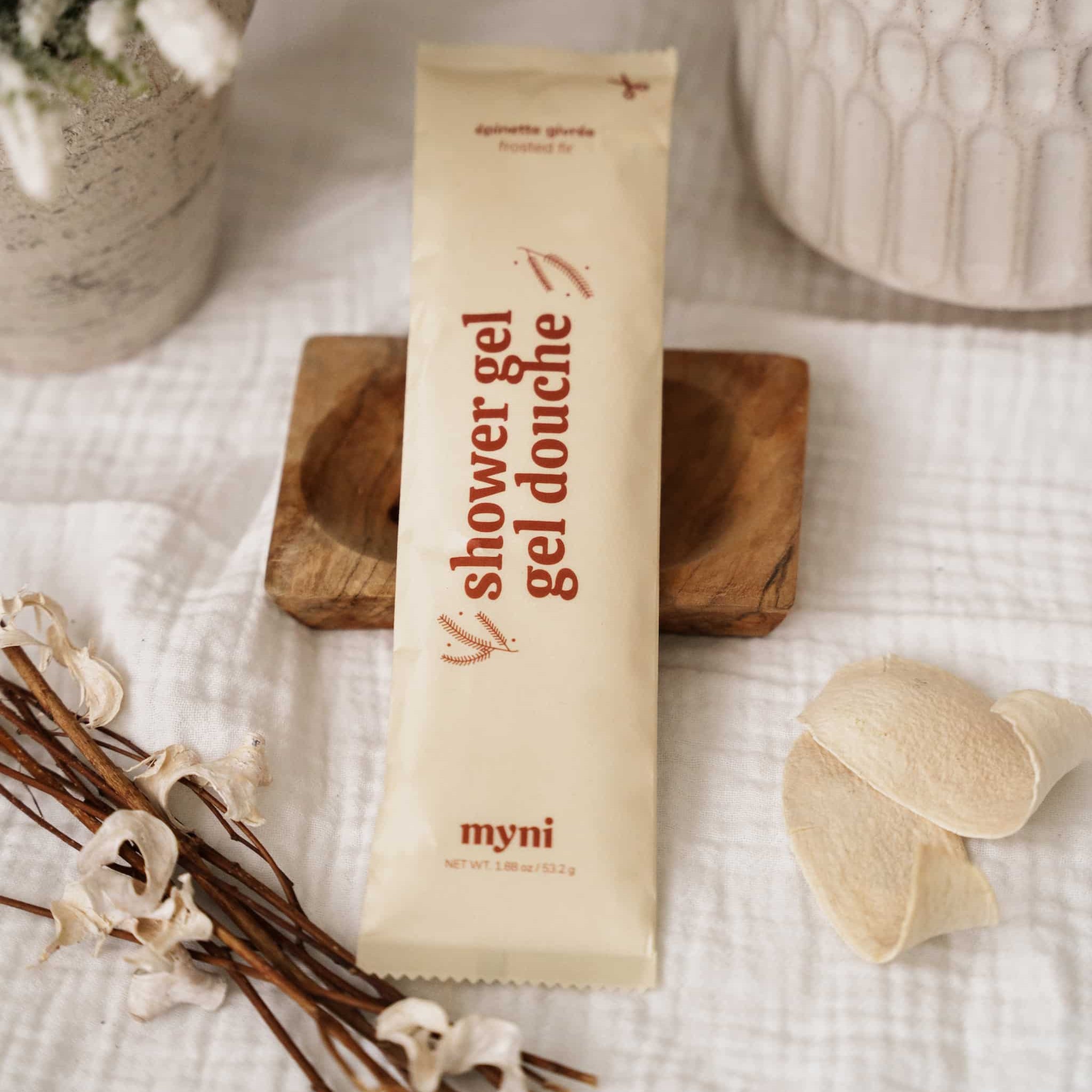 myni frosted fir shower gel refill