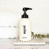 myni liquid hand soap refillable white and black wheat straw bottle