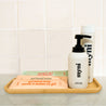 myni soft skin set with eco-friendly and refillable liquid hand soap and shower gel