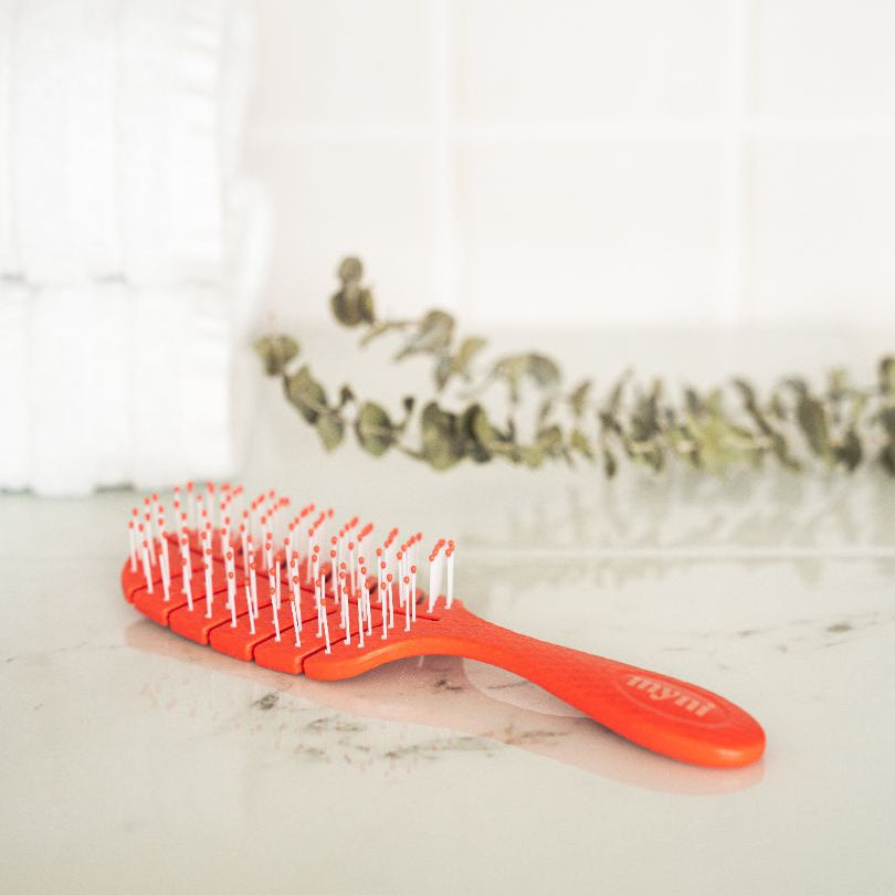 brosse à cheveux en paille de blé