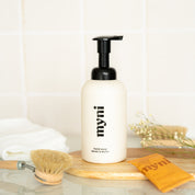 Wheat straw foaming hand soap bottle